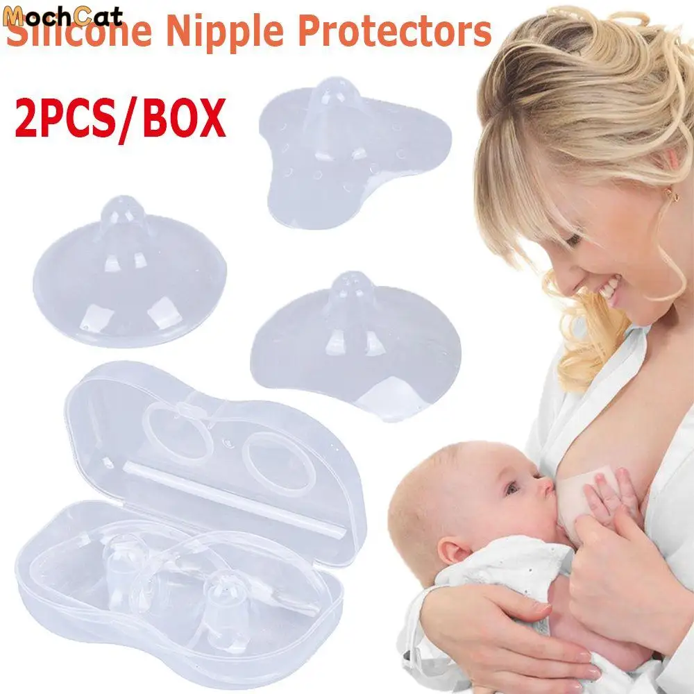 

Safe Silicone Triangle Silicone Nipple Protectors Breastfeeding Silicone Nipple Nipple Shields Protection Cover Mother Milk