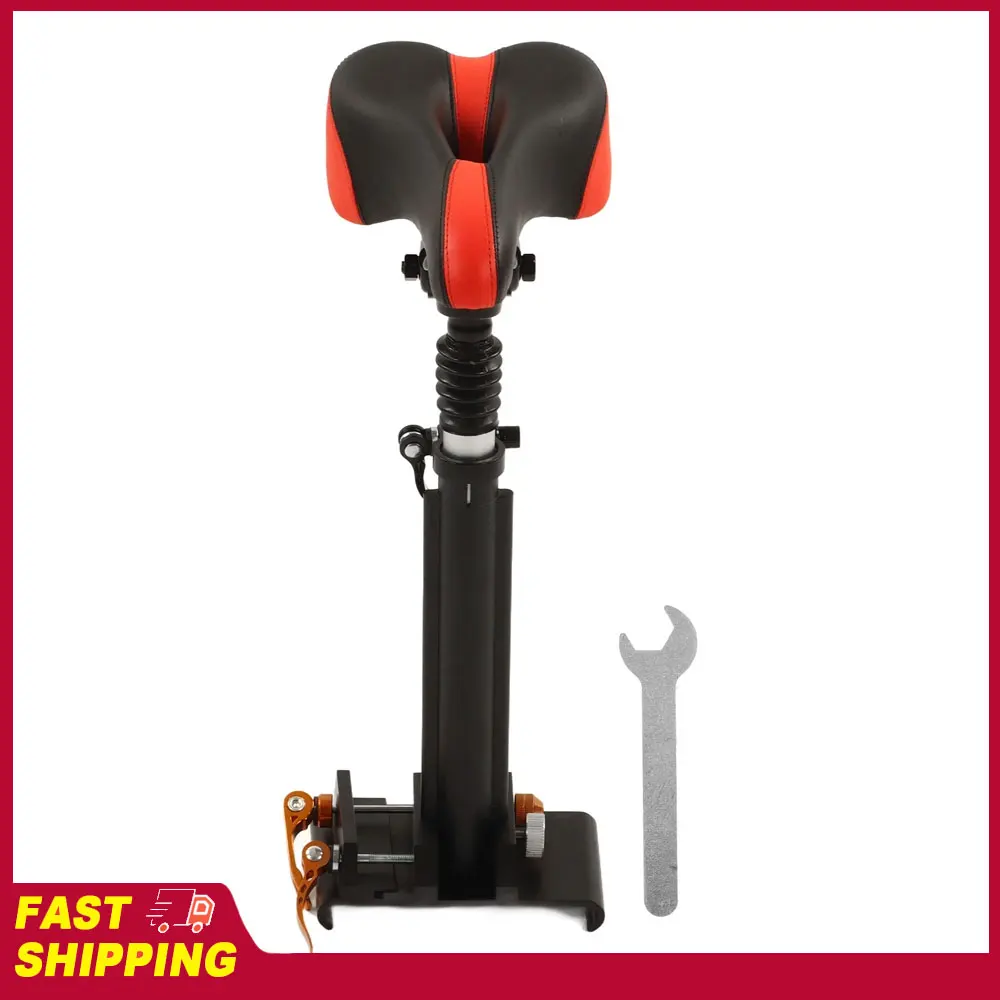 

Electric Scooter Saddle Comfortable Padded Foldable Punch Electric Scooter Seat Saddle for Replacement Electric Scooter Saddle