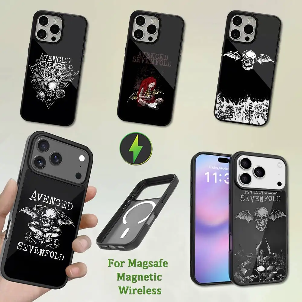 

Band A-Avenged S-SeveNfold Phone Case For iPhone 13,12,11,16,15,17,14,Pro,Max,Plus,Mini,Magsafe,Magnetic Wireless Charging