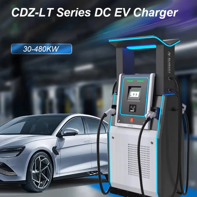 Bluesky 60kw 120kw 180kw 240kw Commercial Ev Charger APP Control Electric Station New Energy Charging Dc Fast Charger