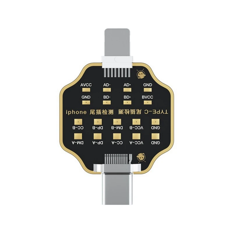 Niet-Verwijderende Mobiele Telefoon Staart Plug Testbord Staart Inbrengen Tester Voor Iphone Type-C Telefoon Snelladen Detectie Tool