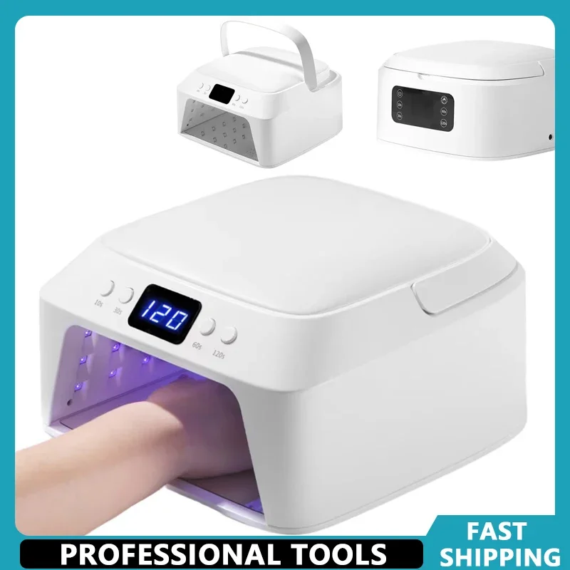 71-leds-uv-nail-lamp-large-space-nail-dryer-with-hand-pillow-smart-sensor-72-w-professional-uv-lamp-for-nails-manicure-pedicure