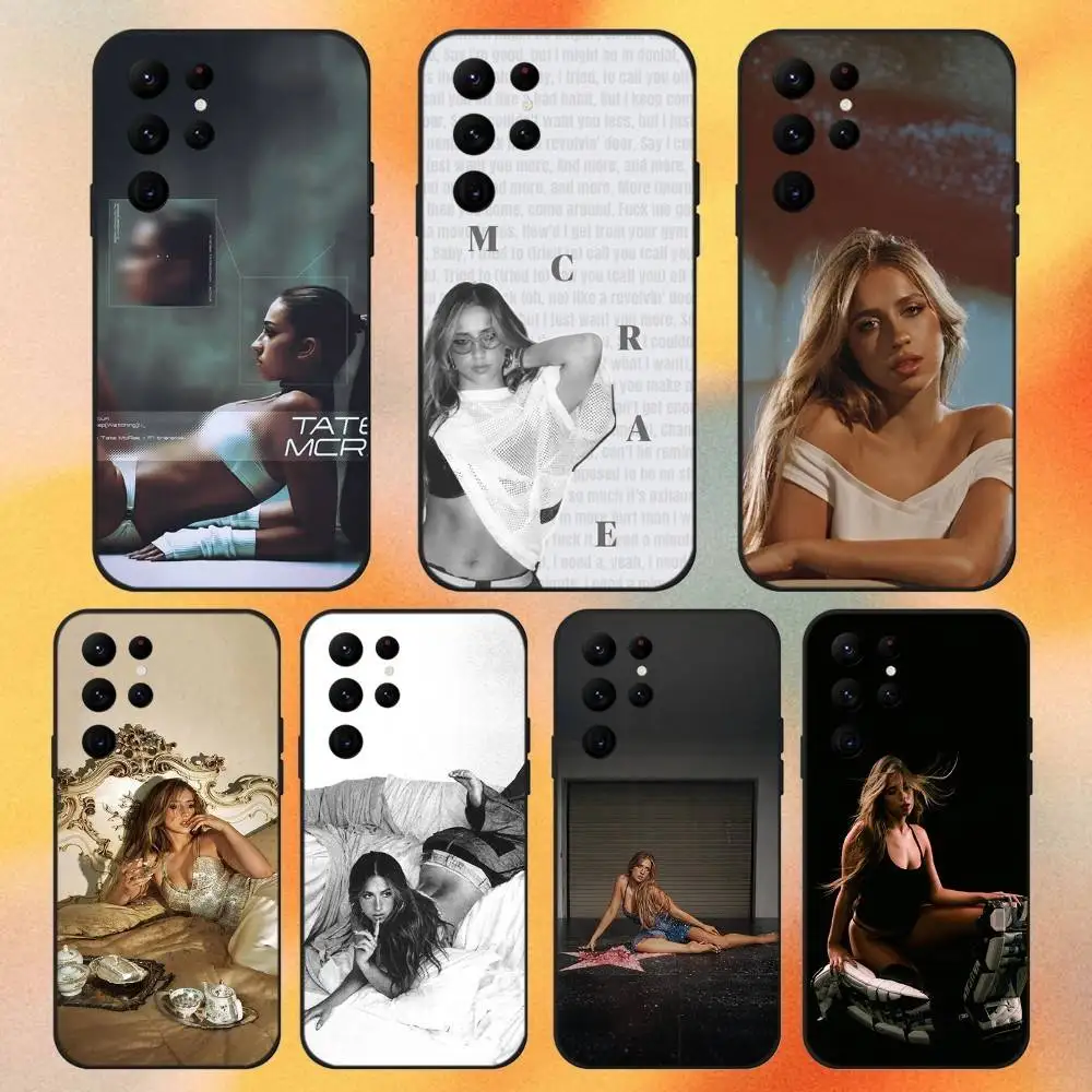 

Tate Mcrae Just Keep Watching Phone Case For Samsung S 25,24,23,22,30,21,10,9,Ultra,Plus,Lite,FE,4,5G Black Soft Case