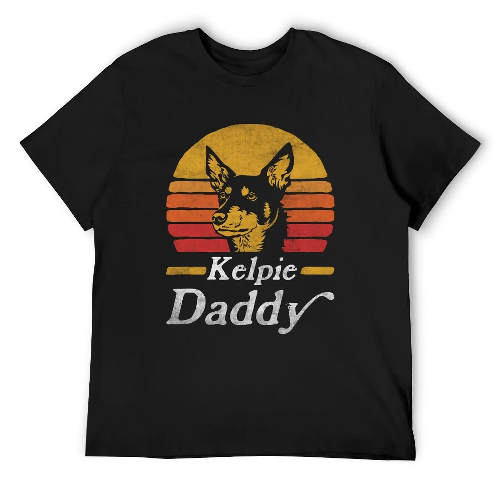 

Retro Vintage Australian Kelpie Daddy T-Shirt plain Anime t-shirt T-shirts oversize anime clothes t shirts for men graphic