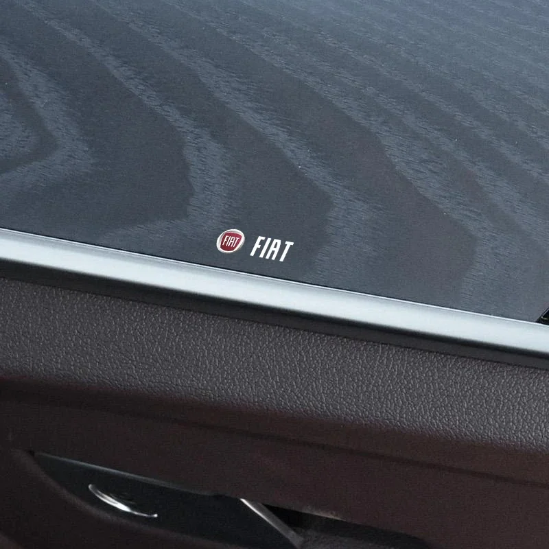 يمكن تطبيق ملصقات رفع النافذة ملصقات التحكم المركزية بشكل عشوائي لـ FIAT Abarth 500 Panda Bravo Punto Linea Ducato Freemont #4