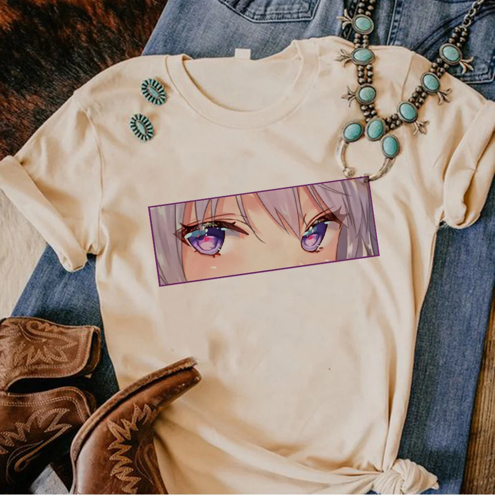 Senpai t-shirts women manga Tee girl anime Japanese clothing