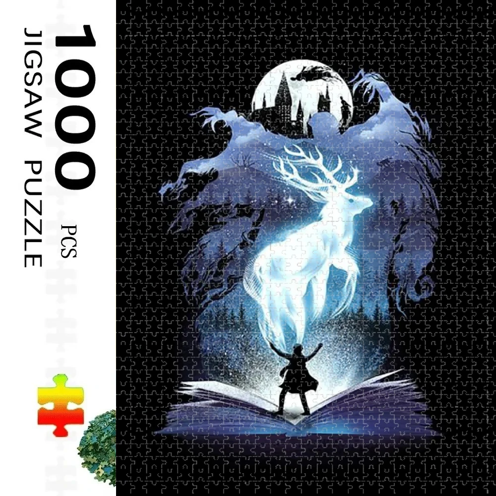 

1000pcs Jigsaw Puzzle, Puzzle Harry Potter Puzzle, Perfect for DIY Creative Fun with Family,Gift ，teasing Toy