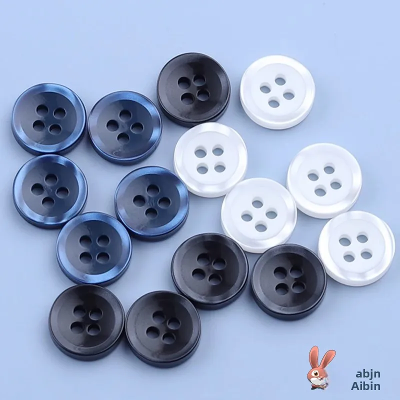 

High-End Men's Casual Shirt Button Decorations Shirt Short Sleeve Open Cardigan Suit Buttons Fashionable Leisurewear