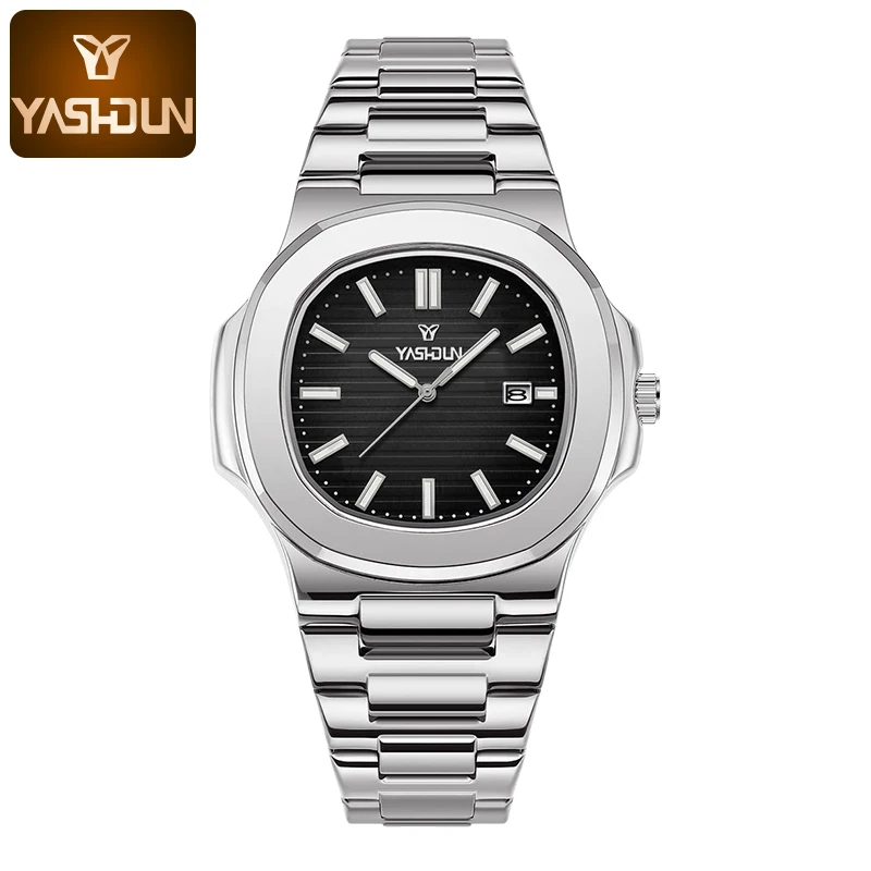 

Watches for Man Steel Band Luminous Quartz Watch Waterproof Date Watch Business Movement Clock Men Luxury Watch montre homme