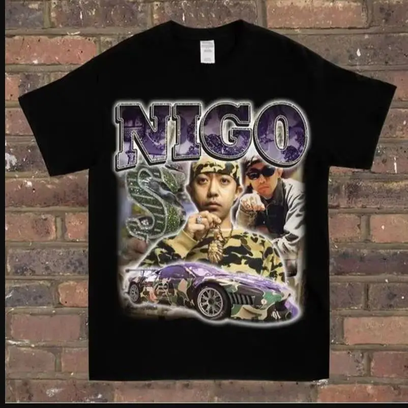 

Тяжелая горячая Распродажа Винтажная летняя уличная винтажная забавная аниме одежда с героями мультфильмов тройники архив Винтажная Футболка Nigo