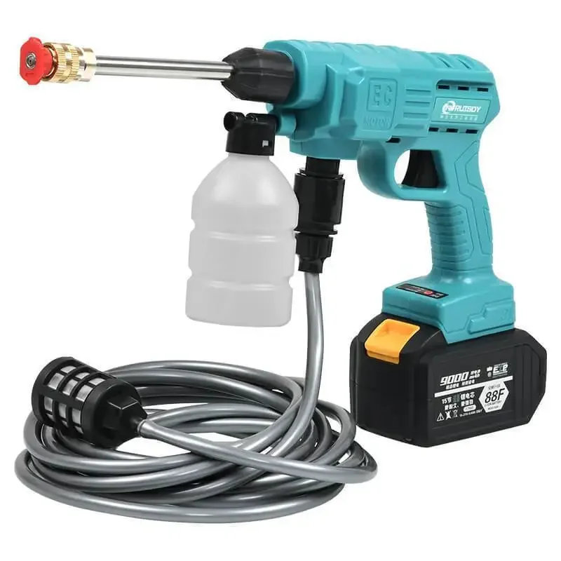 A3 electric car wash artifact high voltage wireless car water gun rechargeable lithium battery home special rechargeable strong