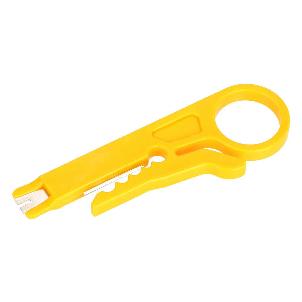 Crimper Plier Pocket Crimping Tool Multifunction Wire Stripper Knife Mini Portable Cable Stripping Wire Cutter