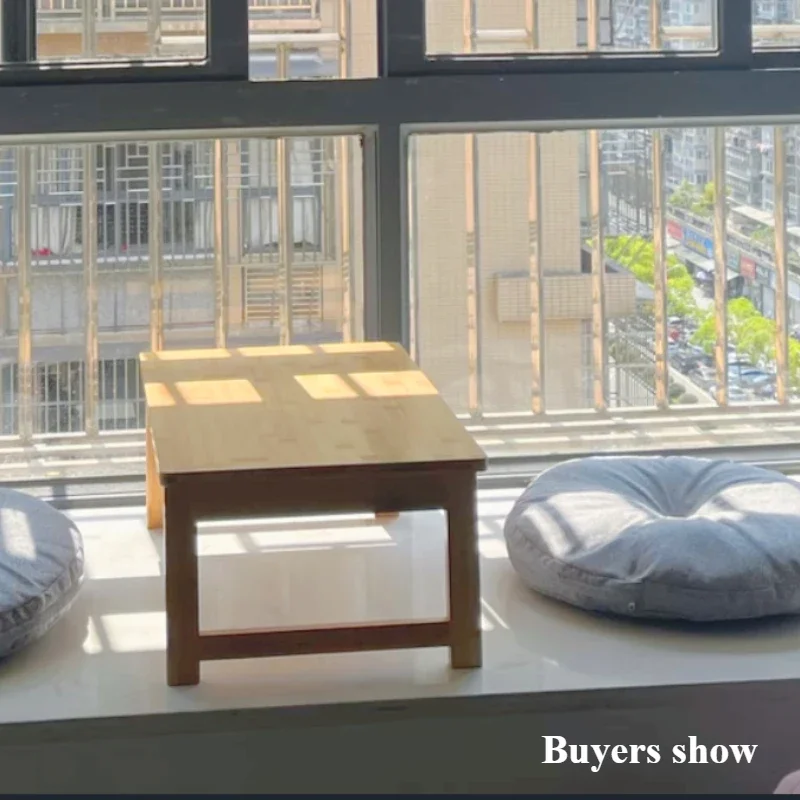 พับโต๊ะไม้,ญี่ปุ่น Bay หน้าต่างระเบียงกาแฟตาราง,Tatami บ้านห้องนอนเตียงคอมพิวเตอร์โต๊ะศึกษาต่างๆ Rack สําหรับ Tatami