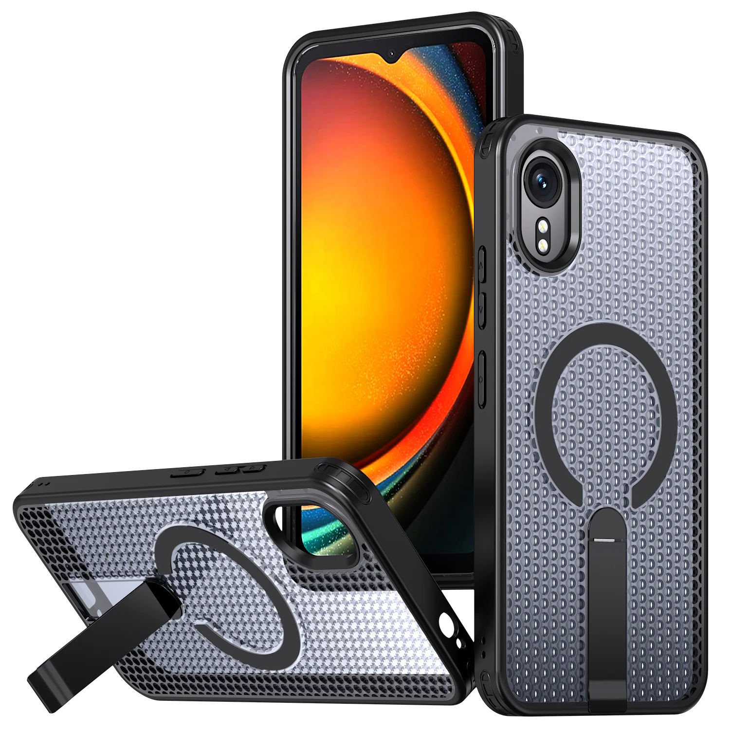 Military Anti-fall Cooling Hole Design Magnetic Case For Sam