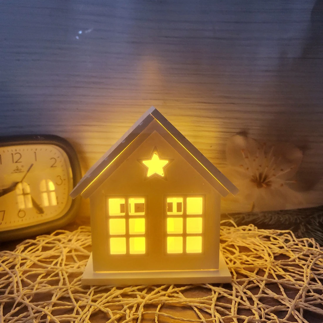 DIY European House Castle Silicone Mold LED Night Light Gypsum Mold House Splicing Rooms Aromatherapy Warm Light Houses Mold