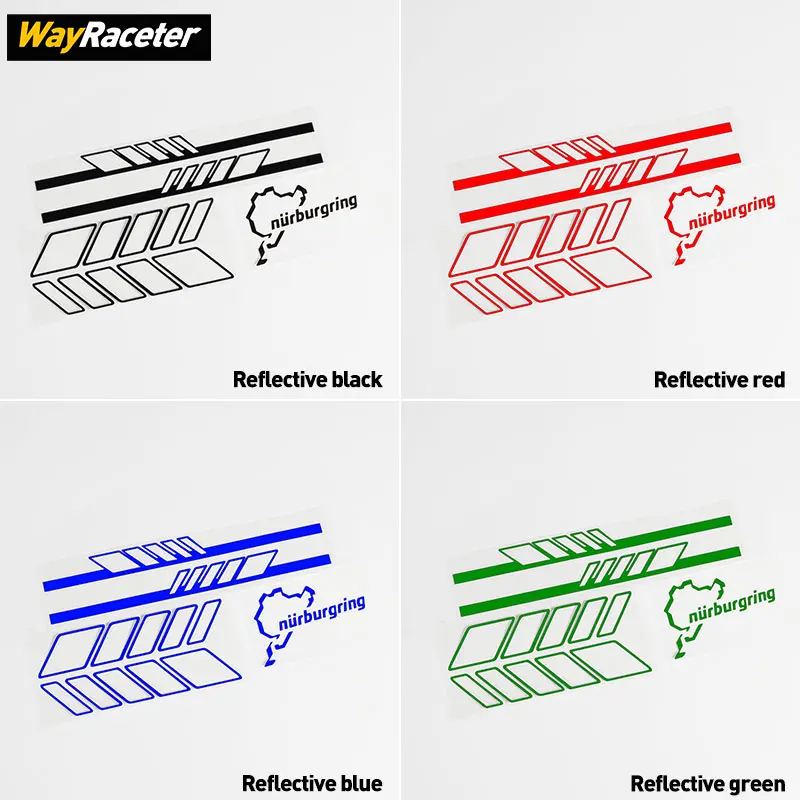 3 Pcs/Set Rearview Mirror Stripes Vinyl Decal Rear Roof Spoiler Window Sticker For Mercedes Benz A Class W177 A35 A45 W176