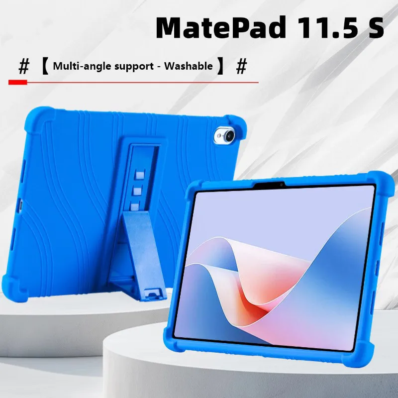 

Soft Silicone Case For Huawei MatePad 11.5 S SLG-W10 SLG-W50 Thicken Corner Shockproof Protective Cover