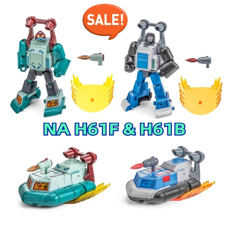 

IN STOCK NewAge Transformation NA H61F Amsterdamned & H61B Tekelili 2pcs/set Mini Animation Small Scale Action Figure Toys