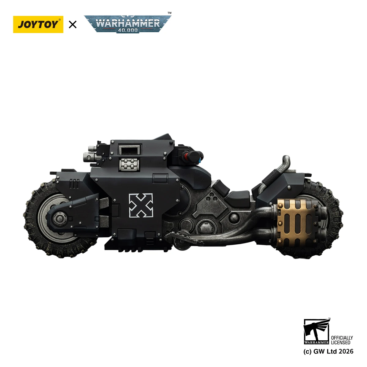 Warhammer 40K Blood Angels & Space Wolves & Raven Guard Raider-pattern Combat Bike Action Figure Collection Motorcycle Toy - view 4