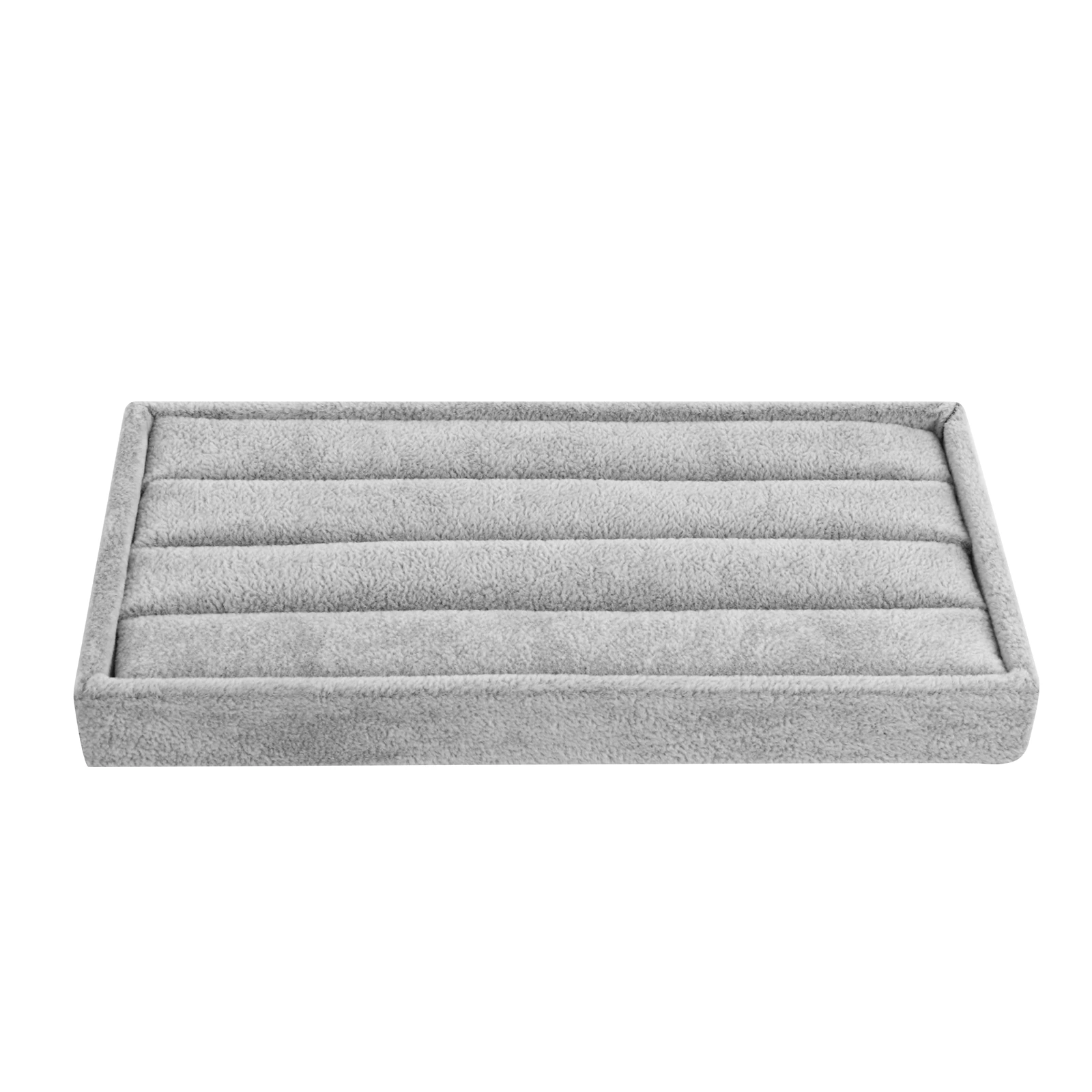 

Фланелевой лоток для хранения ювелирных изделий, гладкая поверхность, настольная полка для демонстрации колец, органайзер для ювелирных изделий, блюдо для хранения, держатель для мелочей