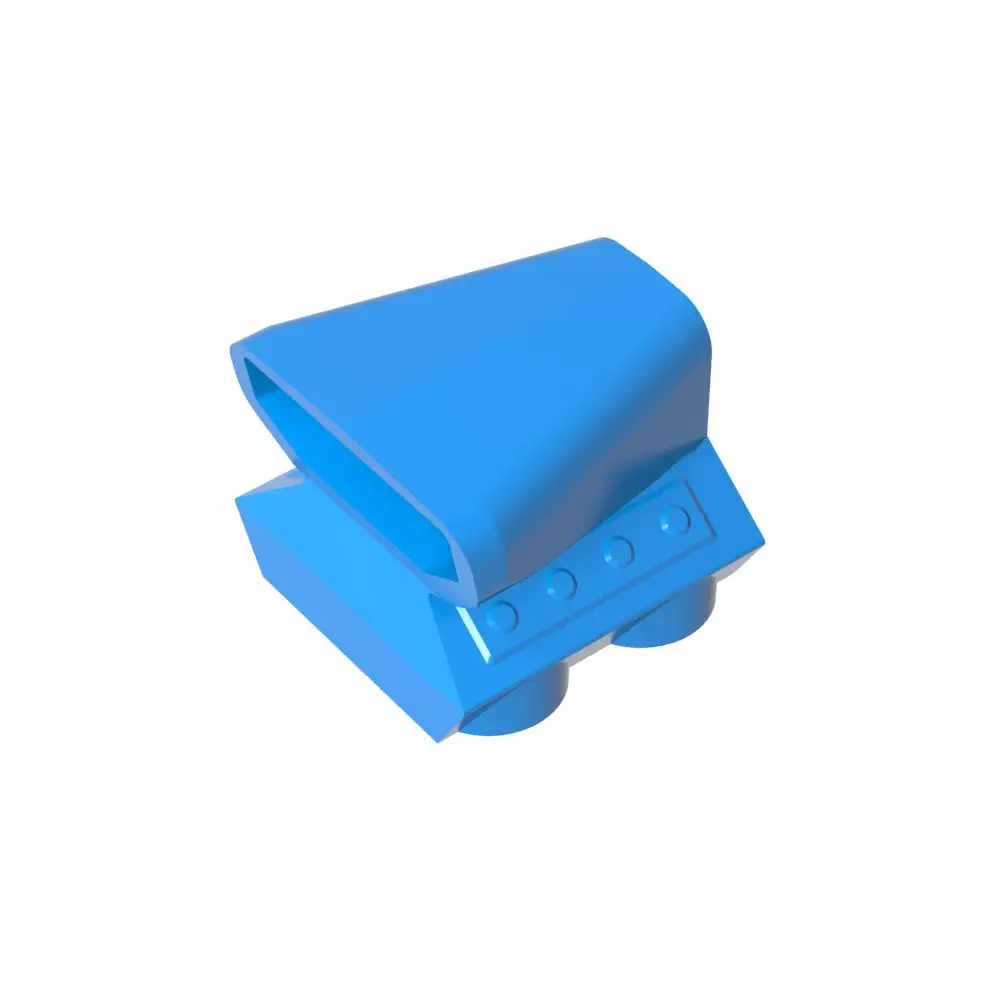 Gobricks 1PC 50943 Mattoni Motore Air Scoop Parti 2x2 Compatibile MOC Building Block Aereo Nave Motore Tecnologia Componente