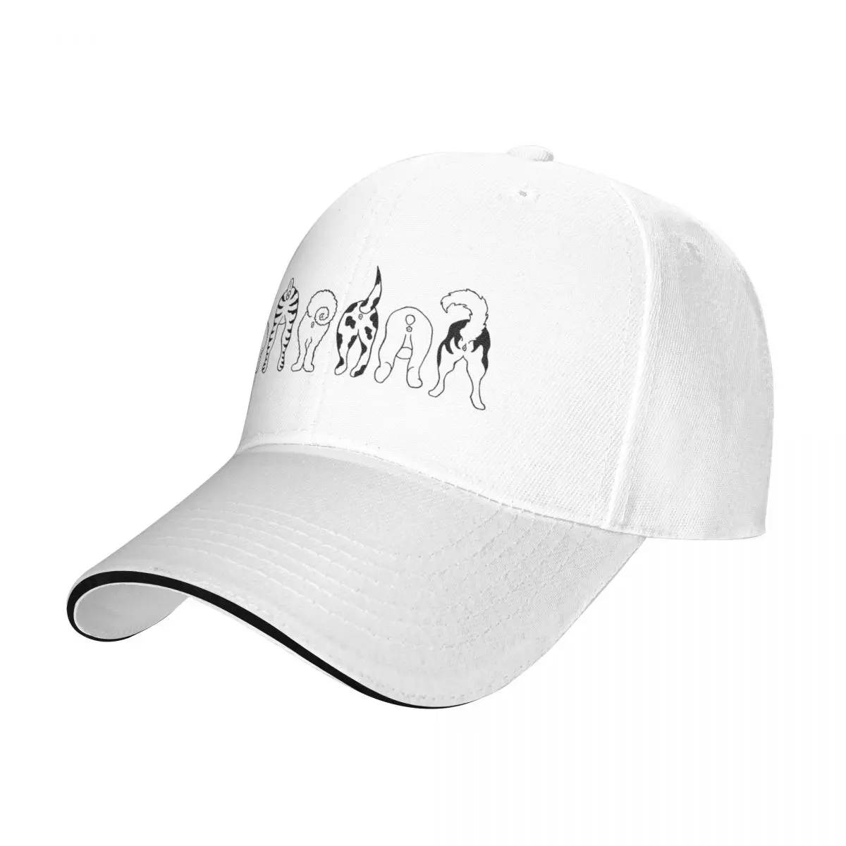 

Dog Butts Cap Baseball Cap Beach bag baseball hat hats for women Men's