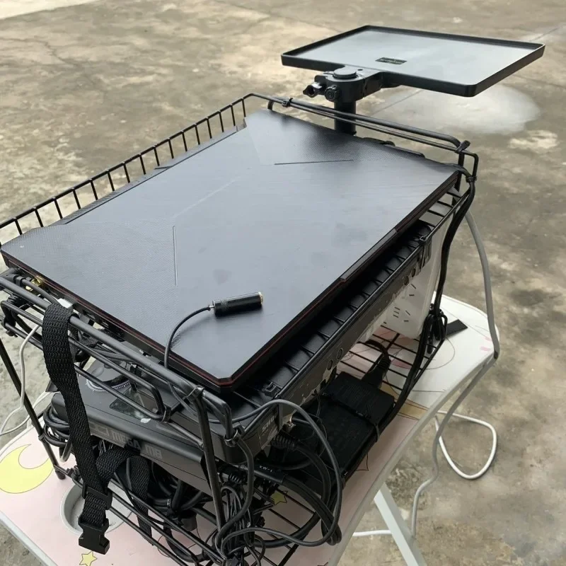 

Outdoor Live Rack Laptop Mobile Stand Internet Live Outdoor Sound Card Tray