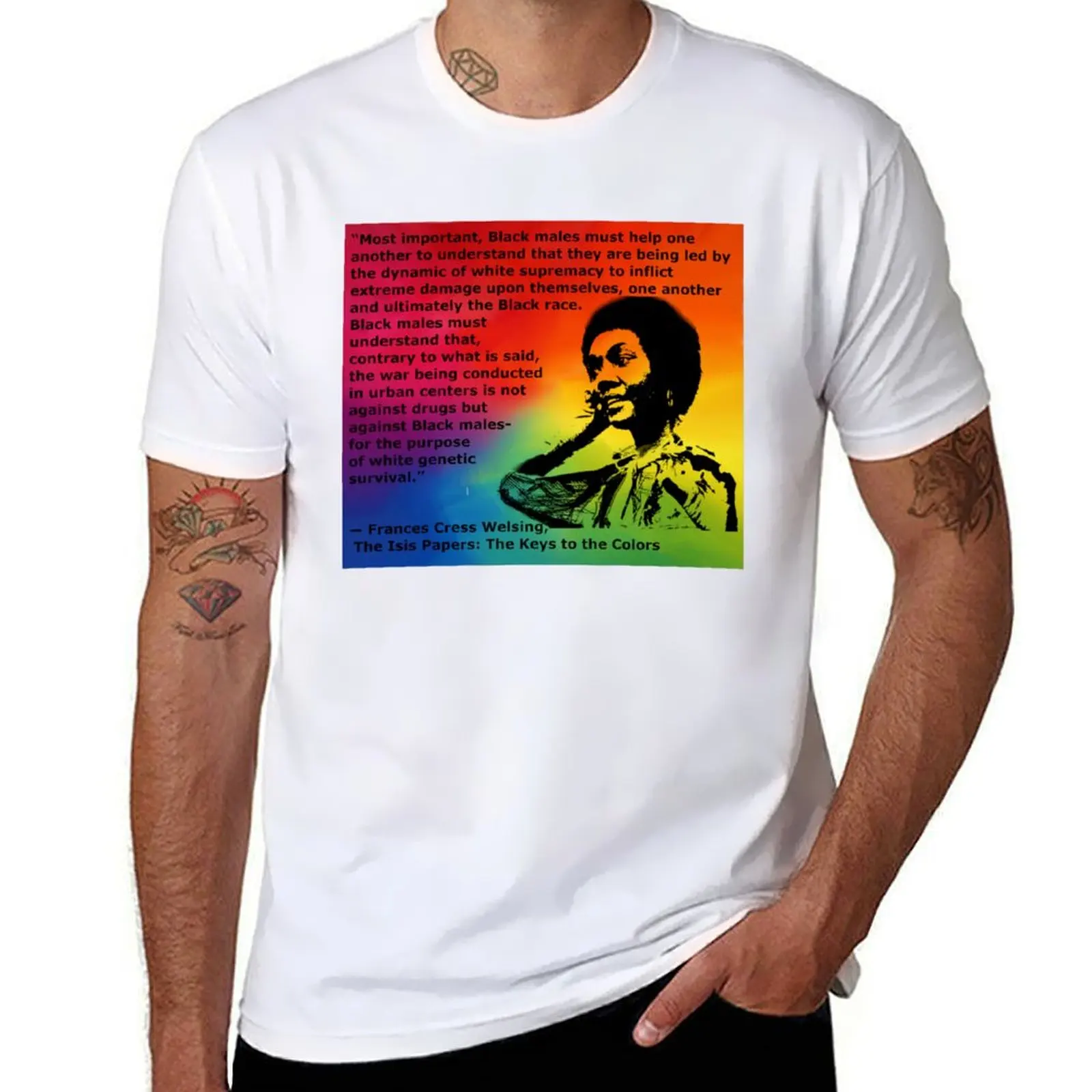 

Dr. frances Cress Welsing.. colors T-Shirt t shirts for man graphic vintage graphic t shirts for man T-Shirt