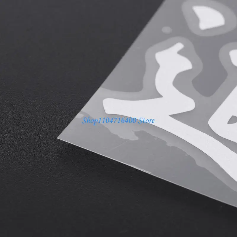 

y1gd Декор кузова автомобиля Светоотражающий бусидо кандзи автомобильный Стайлинг клей японский персонаж наклейка стильный крем