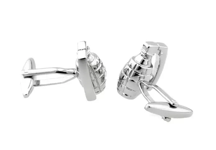Wholesale Christmas Grenade Cufflinks Personalized Gifts for Men Father Boyfriend Husband - Unique Fashion Accessory