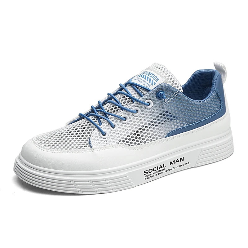 

Men's motorcycle shoes breathable mesh shoes trendy student sports running mesh shoes casual board shoes