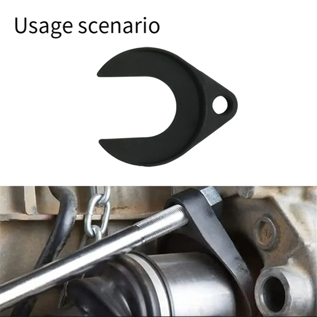 Conjunto de extrator de rolamento ingenado, ferramenta de remoção de rolamento com adaptador cv de 48mm e 63mm para reparo de máquinas de manutenção de carro, durável