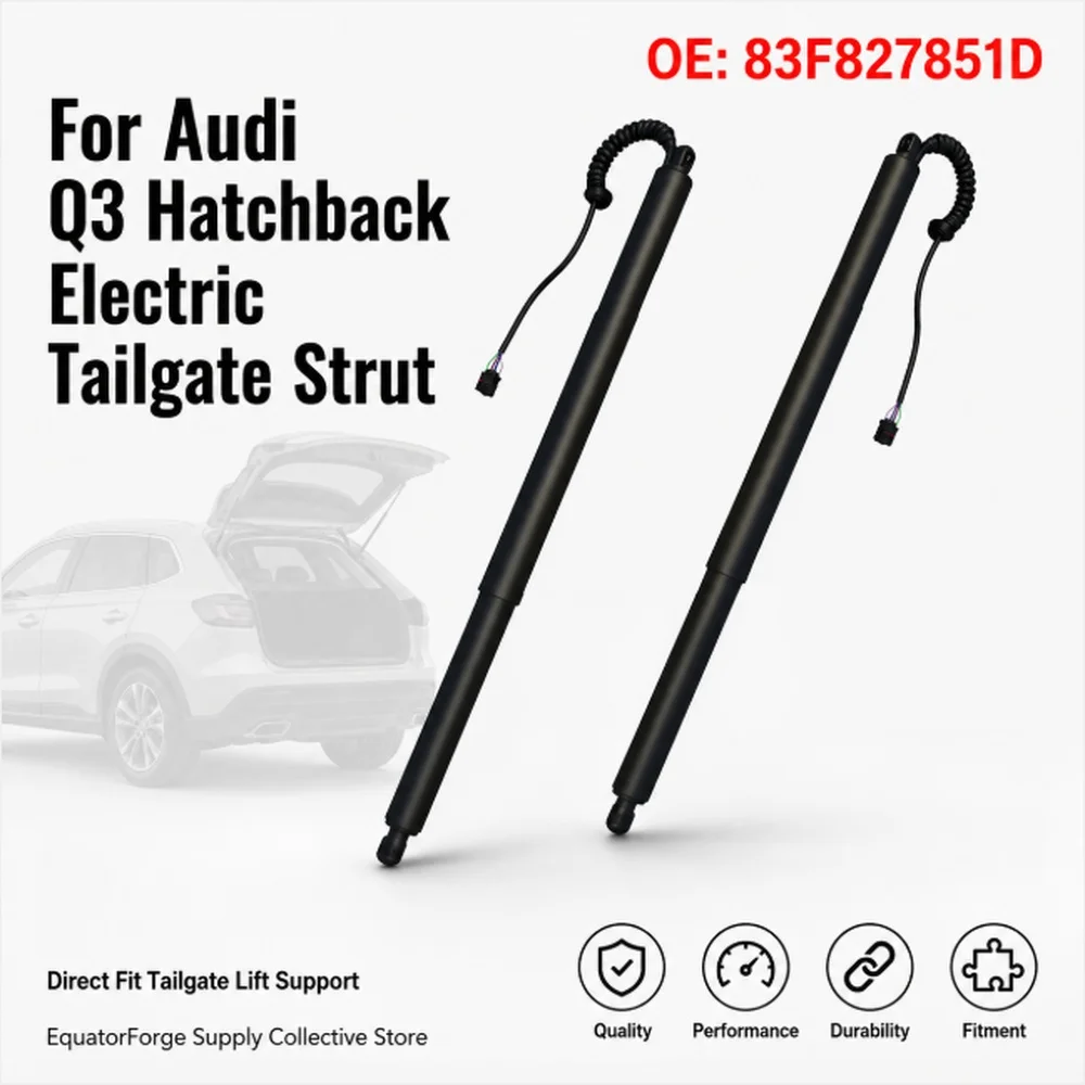 Premium Lift Support for Audi Q3 Hatchback Electric Tailgate Strut 2018 OE 83F827851D Direct Fit Durable