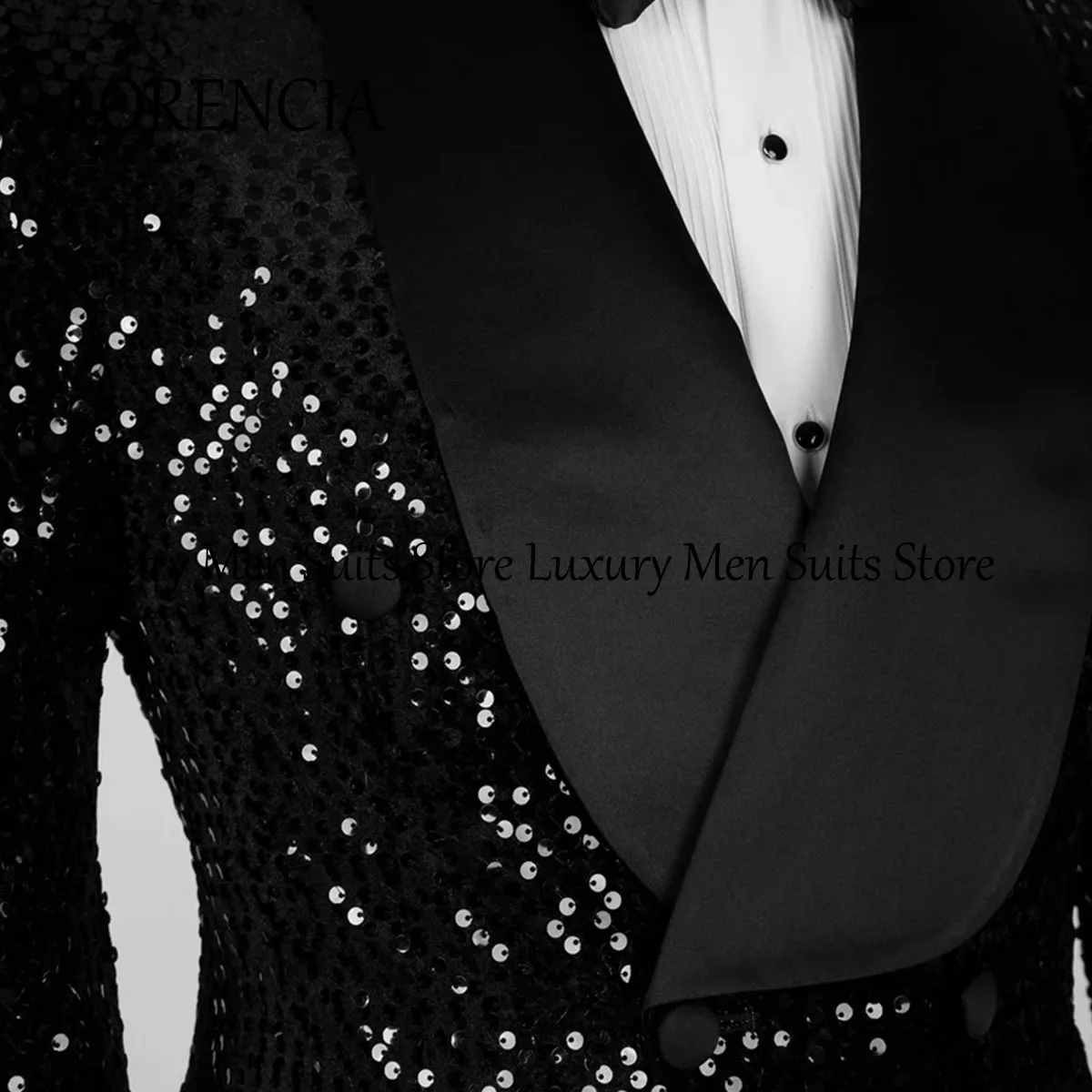 Formal Grey Men Suits Luxury Crystals Beaded Groom Party Wedding Tuxedos 2 Pieces Sets Male Blazer Slim traje de hombre elegante