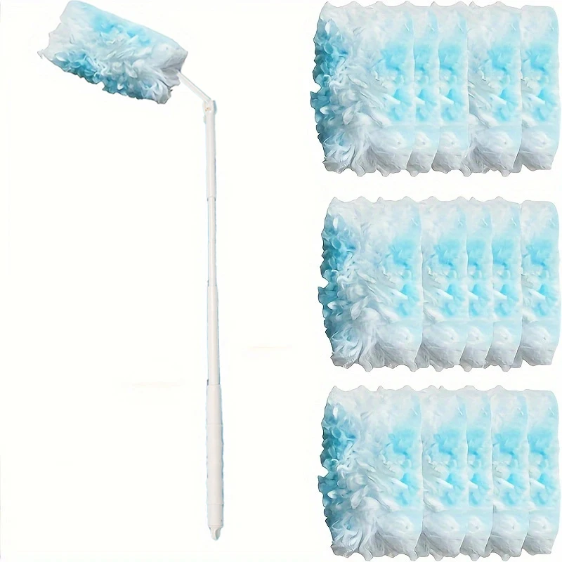 Disposable Replaceable telescopic cleaning brush ceiling cleaning telescopic pole desktop cleaning household car