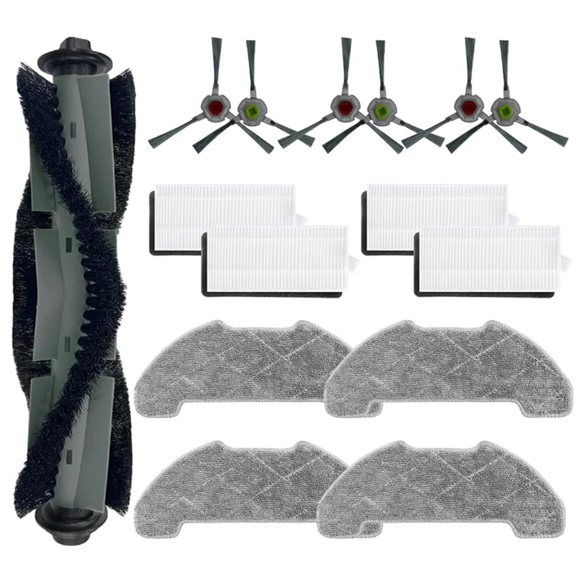 FZFZ для робота-пылесоса P30, основная боковая щетка, фильтр Hepa, швабра, тканевые запасные части, аксессуары