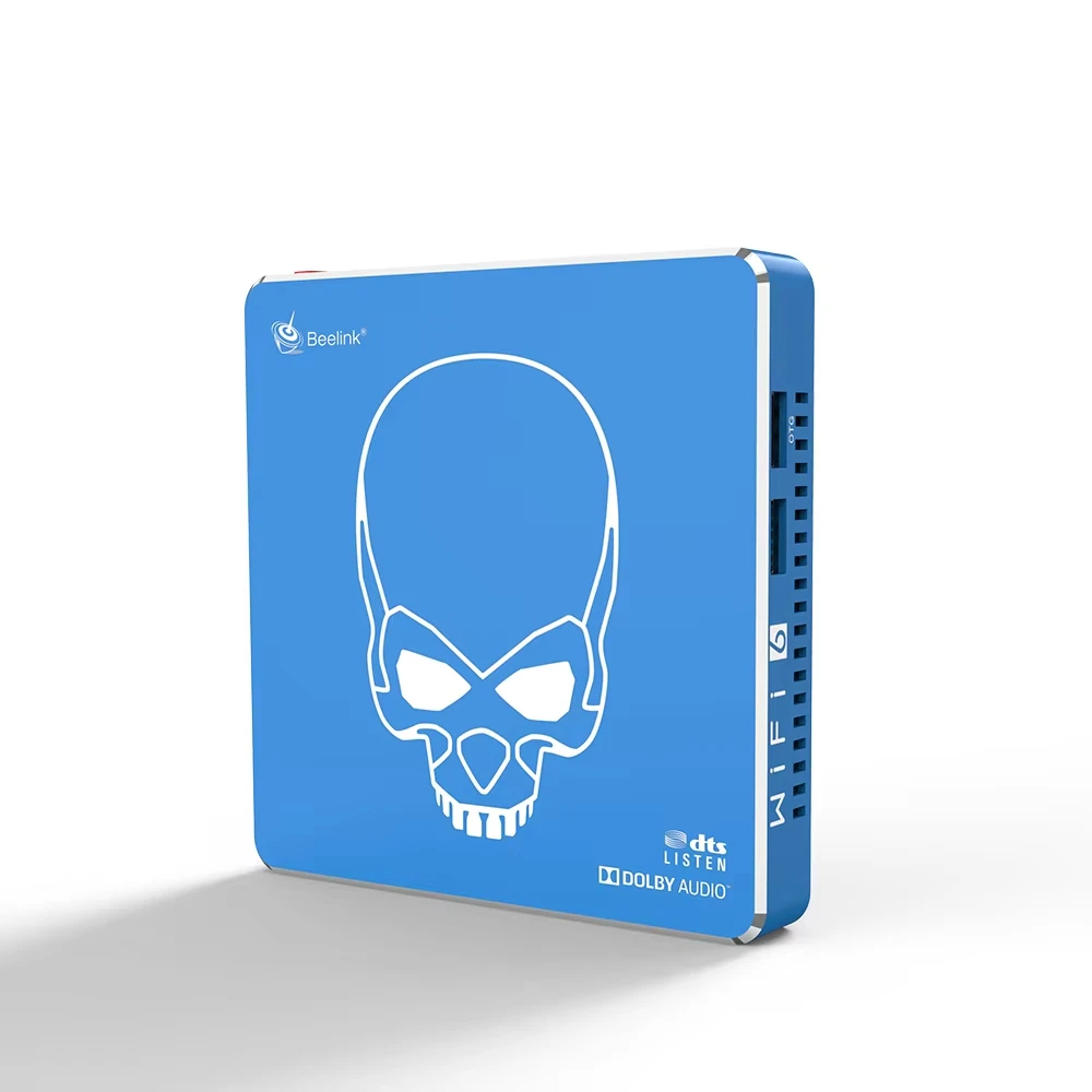 GT King Pro TV Box Box Bee-link 4GB/64GB WIFI 6 Core Voice Remote