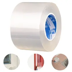 Window Sealing Tape Transparent Door Gap Adhesive Strip Nano Waterproof Windproof Dustproof Draught Excluder Weather Stripping