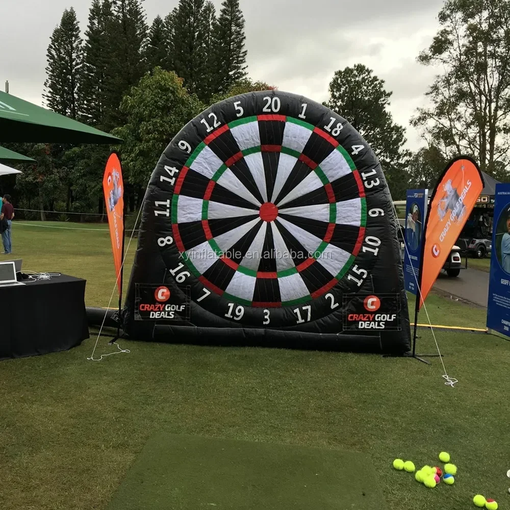 Giant inflatable golf darts with golf bar golf balls for sale