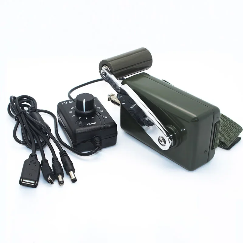 

Outdoor Mobile Phone Computer Ch 052830W/28V Portable Dynamo Phone Charger Military 30W/0-28V Hand Crank Generator