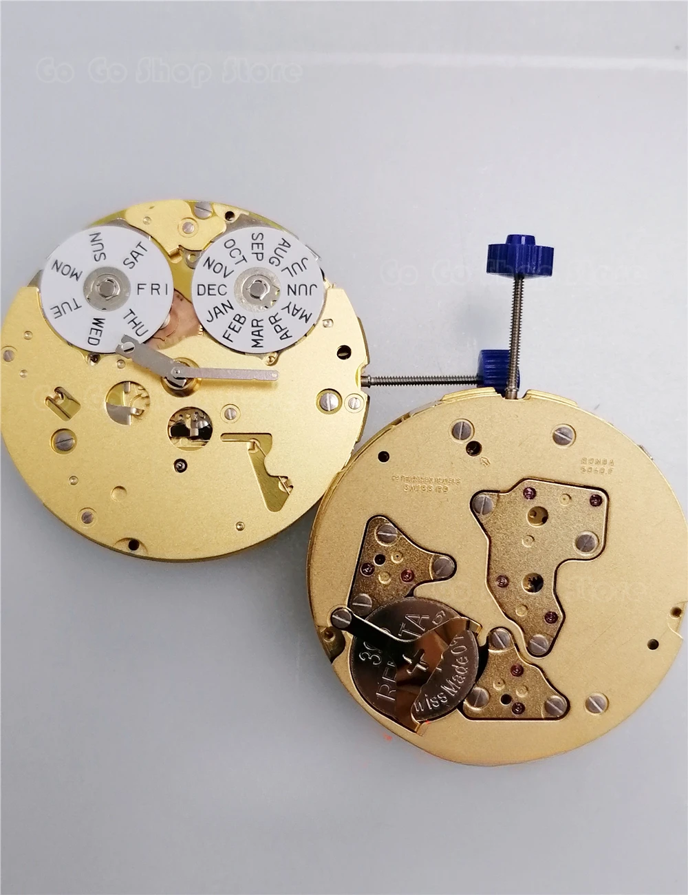 Original 5040.F quartz movement, watch accessories