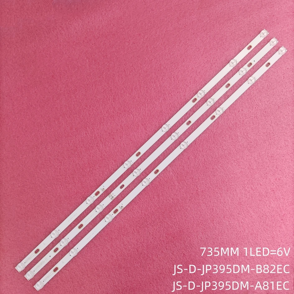 LED Backlight Strip for JS-D-JP395DM-A81EC B82EC (80105) E395DM1000 MCPCB 736-14-1T/3030-300-6.6/2P Nordmende ND40N2100JLX