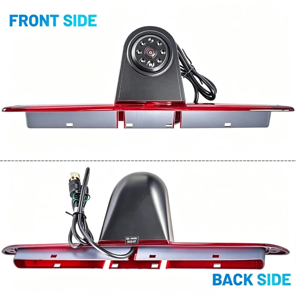 HD High Mount Third Brake Light Rear View Camera Night Vision Reversing Backup Camera for Mercedes Benz Sprinter W906 VW Crafter