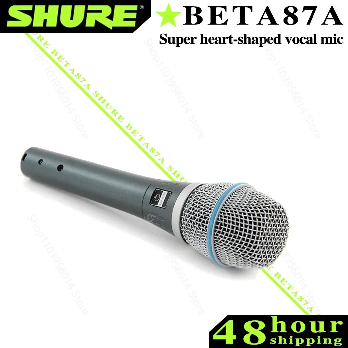 SHURE BETA 87A Mikrofon przewodowy Dynamiczny mikrofon kardioidalny Studio Home Record Handle Mic do karaoke Music Stage Performance Live Mic