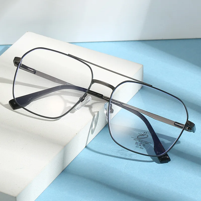 JMISUS موضة طيار النظارات الطبية التقدمية عالية الجودة الطيار قصر النظر النظارات البصرية للرجال والنساء