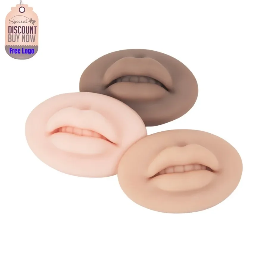 

Private Label 4colors Makeup Practice Board 5D Silicone Dudu Lips Portable Easy To Use Semi-permanent Beginner Makeup Tools Bulk