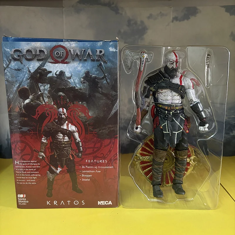Obrázek 5: NECA bůh z válka 4 kratos akce figura velkolepý duch z sparta figurka modelka hračka dar sběratelské 19CM NECA kratos figur