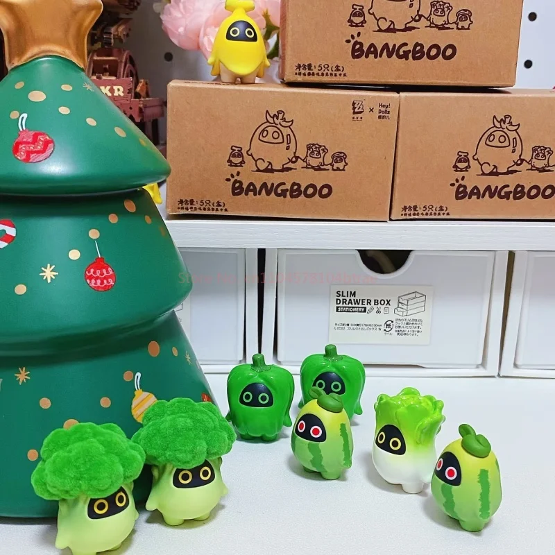 miHoYo Zenless Zone Zero Bangboo Garden Kingdom Series Blind Box Leuke Mini Groente Fruit Figuur Desktop Decoratie Model Cadeau