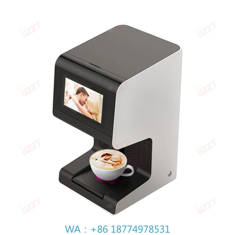 1. DIY Sugar Paper Decorating Maker, Portable 7‑Inch Screen Digital Inkjet Photo Printer Practical Tool for RV Cake Cupcake