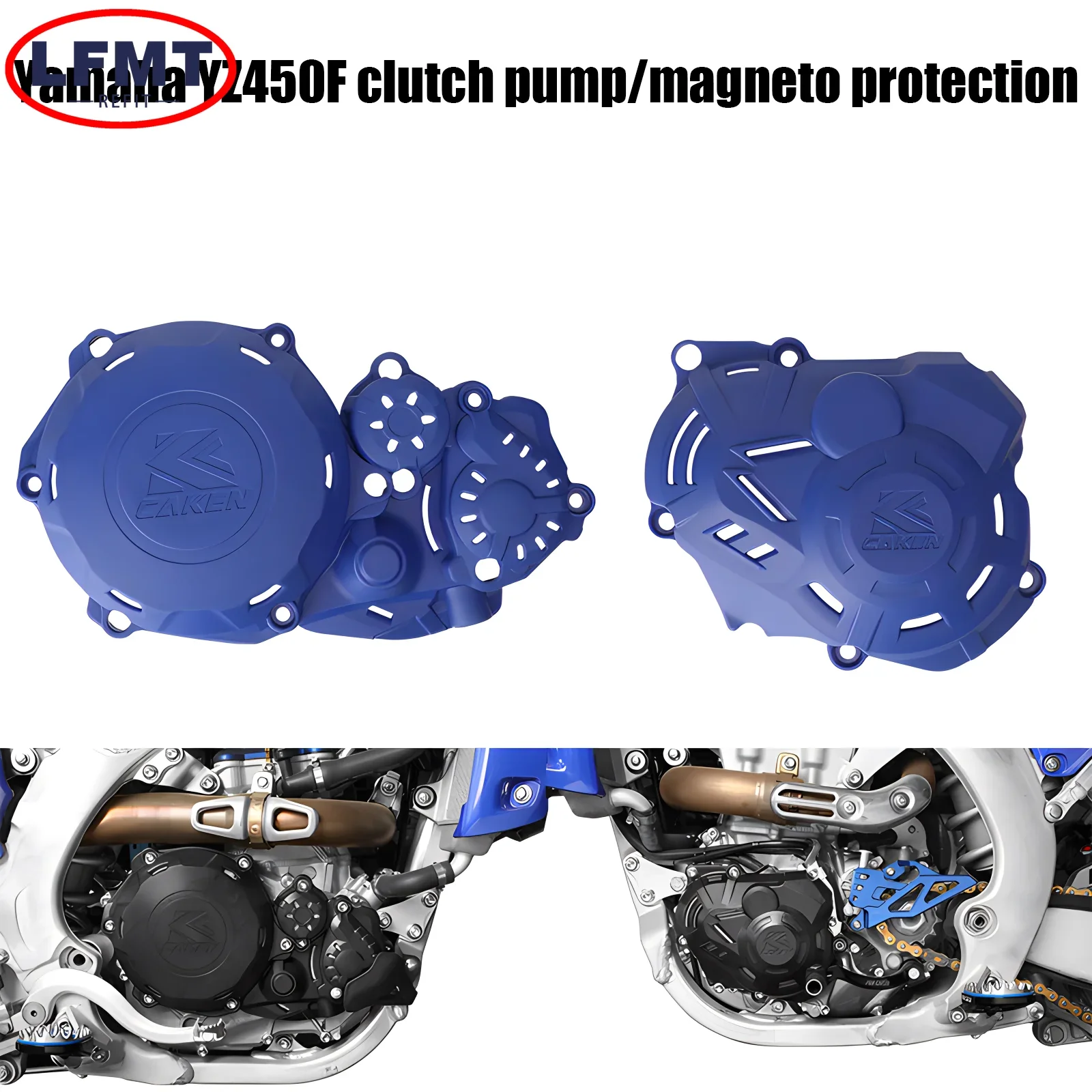 For YAMAHA 2024 2025 YZ450F WR450F YZ450FX Motorcycle Engine Clutch Cover Ignition Protector Guard YZ YZF WR 450 450F 450FX 2023